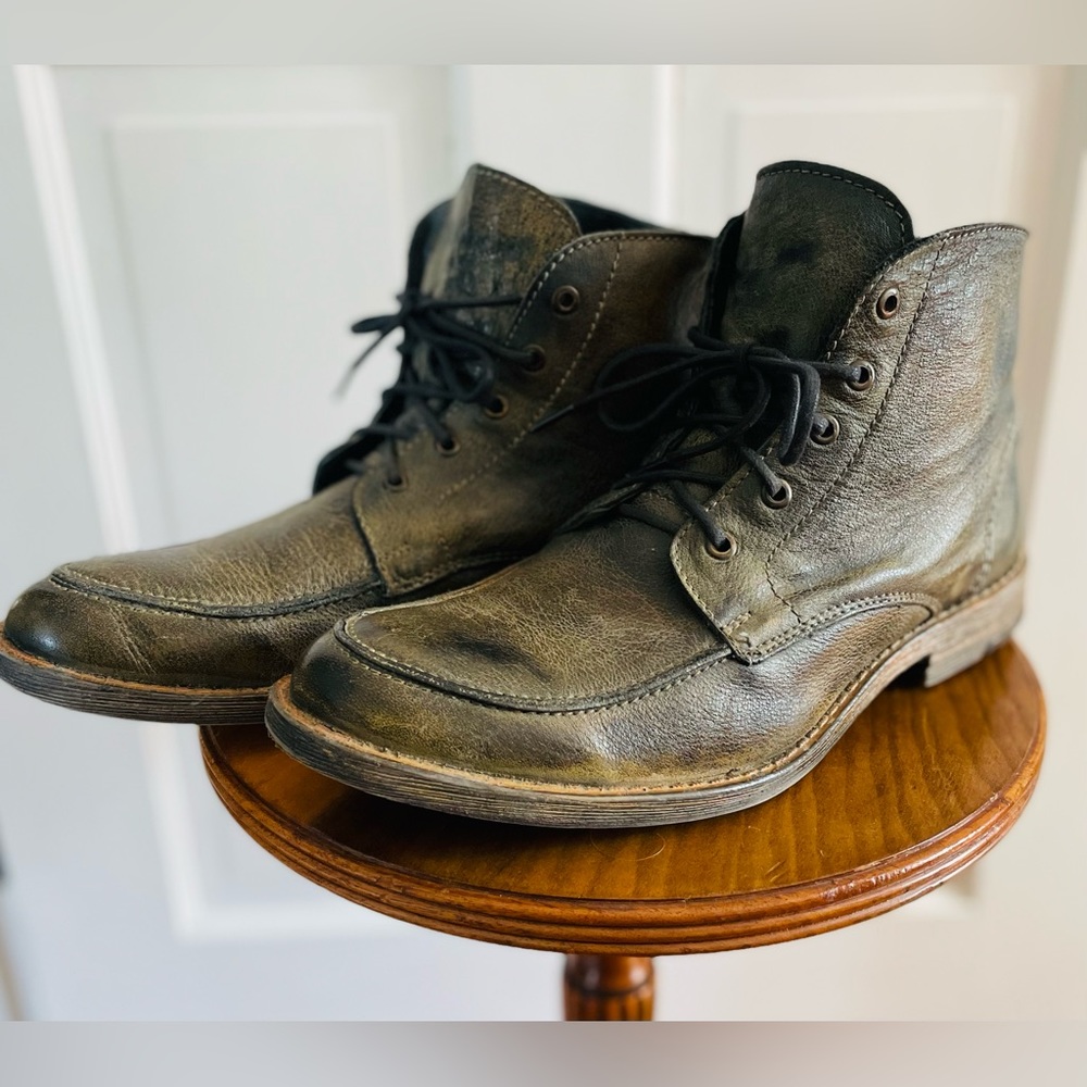 Bed Stu Mens size 12 Endeavor Leather Lace-up Boot